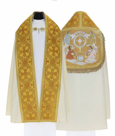Römische Pluviale "Ecce Panis Angelorum" KT062KG25h3
