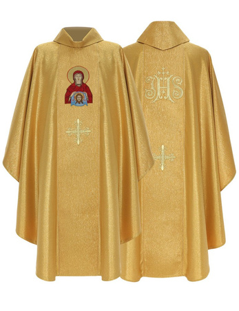 Casulla gótica "Santa Verônica" 434G63g