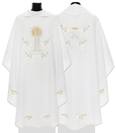 Marian gothic chasuble "Our Lady of Fátima" 727B