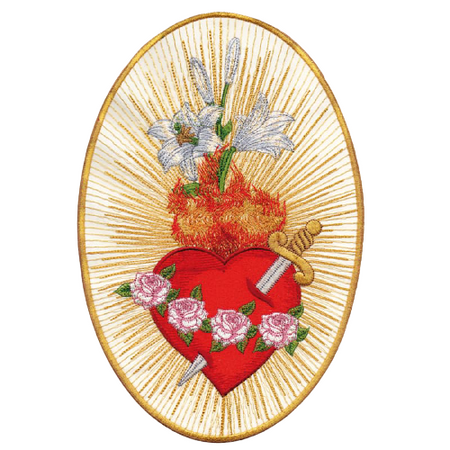 Appliqué "Coeur de Marie" AP13321
