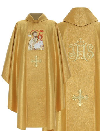 Gotische Kasel "Heiliger Josef" 432G63g
