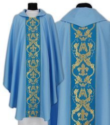 Chasuble gothique mariale 081N