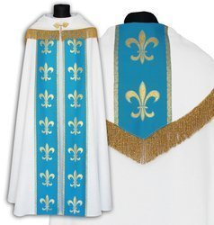 Chape gothique mariale K086BNf