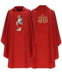 Gothic chasuble "Saint Barbara" 459C25