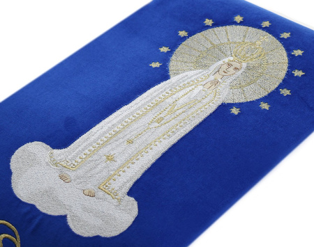 Chasuble gothique mariale "Notre-Dame de Fátima" 412AKN25