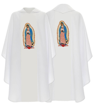 Casulla gótica mariana "Nuestra Señora de Guadalupe" 452B