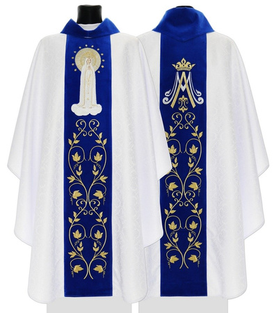 Marian gothic chasuble "Our Lady of Fátima" 412ABN25g