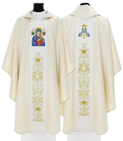 Marian gothic chasuble "Our Lady of Perpetual Help" 408GK54