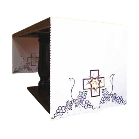 Tovaglia d'altare con decoro solo sui lati AC3261424