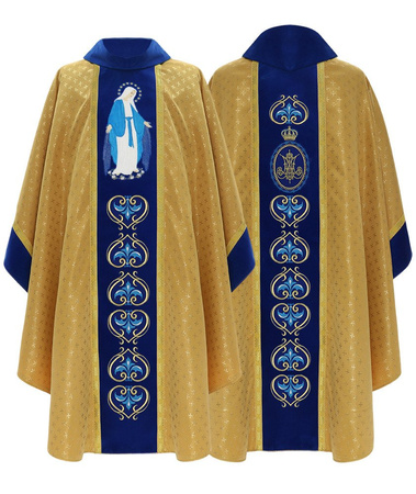 Casula Gótica Mariana "Nossa Senhora das Graças" 448AGN61g
