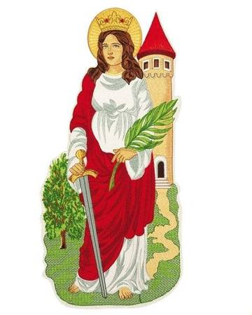 Appliqué "Sainte Barbara" AP4092020