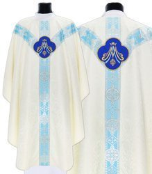 Marian semi-gothic chasuble GY214KN25