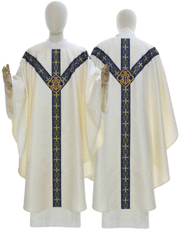 Casulla semigótica mariana GY084KN25