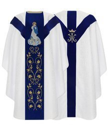 Marian semi-gothic chasuble "Our Lady of the Assumption" GY462ABN25