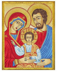 Appliqué "icône de la Sainte Famille" AP4053820