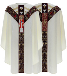 Semi-Gothic chasuble "Christ the King" GY832AKC26