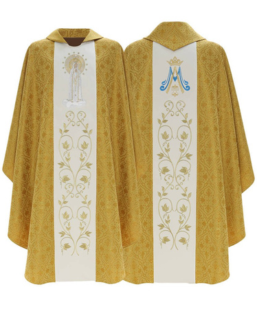 Casula Gótica Mariana "Nossa Senhora de Fátima" 412GK16