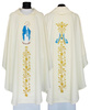 Chasuble gothique mariale "Notre-Dame Médiatrice de Toutes Grâces" 629K