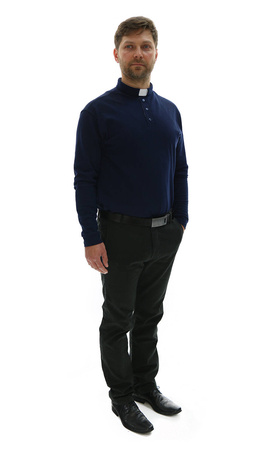 Camisa polo sacerdotal PDG