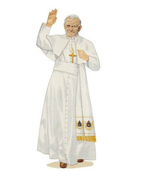 Aplique "Papa Juan Pablo II" AP4054420