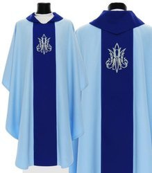 Casulla gótica mariana 696N