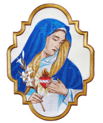 Appliqué "Cœur de Marie" AP406120