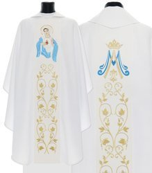 Casulla gótica mariana 733B