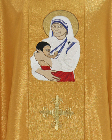 Gothic chasuble "Saint Teresa of Calcutta" 433G63g