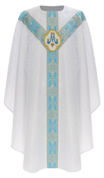 Chasuble semi-gothique mariale GY204BN25