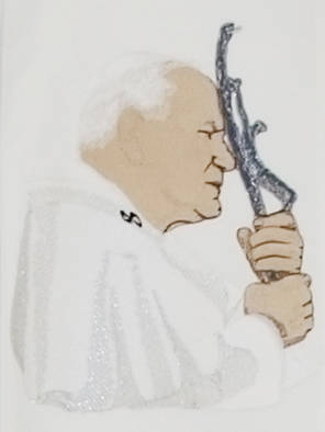 Étole gothique "Pape Jean-Paul II" SH28B