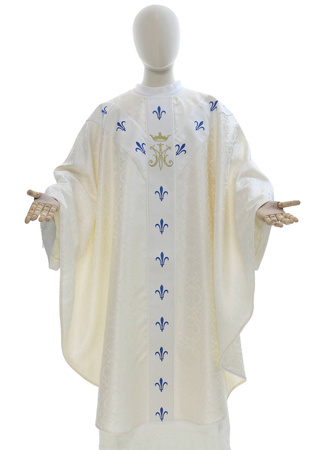 Marian semi-gothic chasuble GY659K25