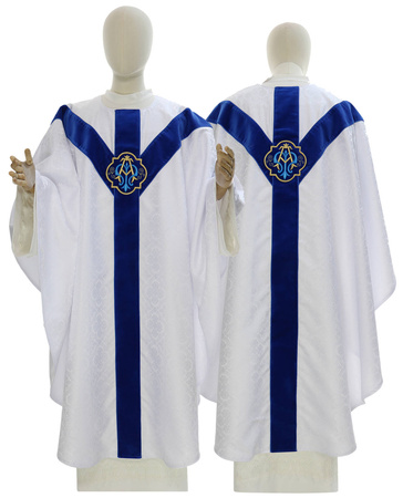 Marian semi-gothic chasuble GY3ABN25