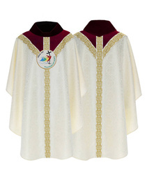 Semi-Gothic chasuble "Pilgrims of Hope" Y897AKC25g