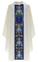 Casulla gótica mariana 872AKN25