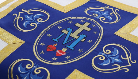 Chasuble romaine mariale R449KN25