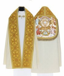 Roman cope "Ecce Panis Angelorum" KT062KG25h3