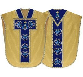 Casulla mariana San Felipe Neri F766GN25