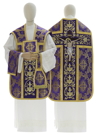 Roman chasuble "Crucifixion of Jesus" R918F9