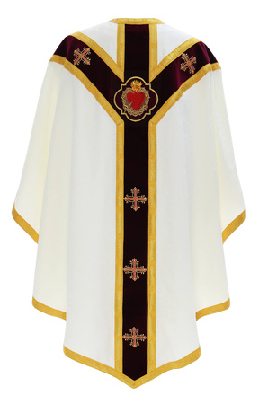 Semi-Gothic chasuble "Heart of Jesus" GY881AKC26