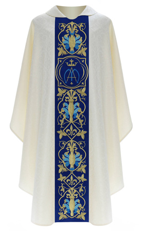 Chasuble gothique mariale 872AKN25